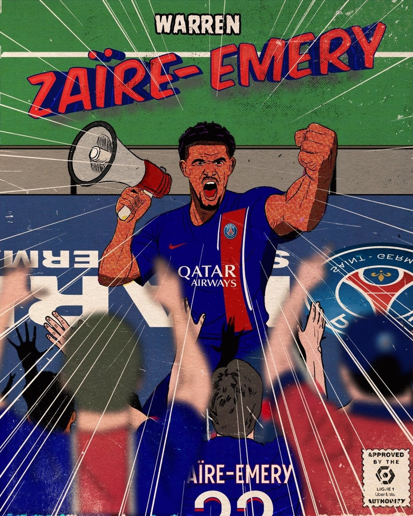 未来核心！官方：巴黎圣日耳曼与18岁中场球员扎伊尔·埃梅里续约至2029年