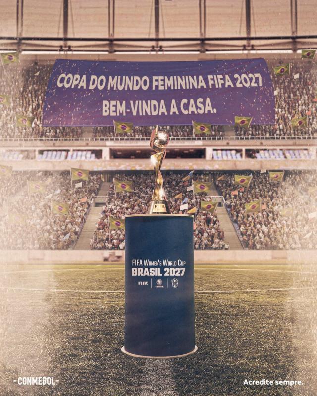 2027年女足世界杯将在南美洲首次举办女足世界杯的巴西举行
